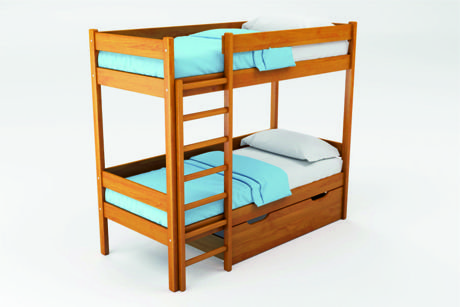 Кровать "Двухъярусная" детская деревянная