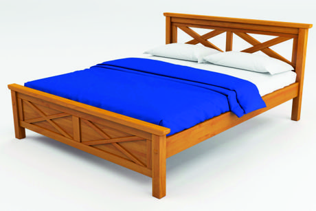Кровать деревянная эко* "Кантри"
