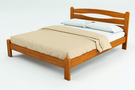 Кровать деревянная эко* "Каприз-2"