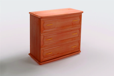 Комод деревянный с тремя ящиками
