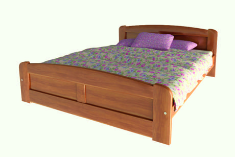 Кровать деревянная "Лира-1"