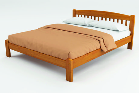 Кровать деревянная эко* «Ретро-2»