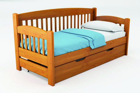 Кровать деревянная эко* «Ретро-7»